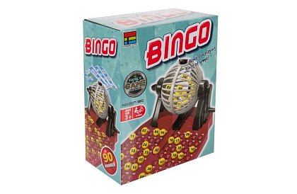 Bingo játék gyerekeknek és családoknak sorsoló géppel