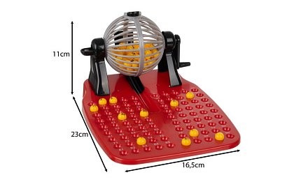 Bingo játék gyerekeknek és családoknak sorsoló géppel