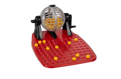 Bingo játék gyerekeknek és családoknak sorsoló géppel
