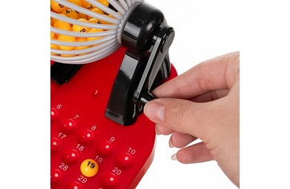 Bingo játék gyerekeknek és családoknak sorsoló géppel
