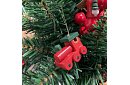 Fából készült karácsonyi díszek – 30 db-os készlet