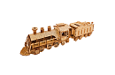 3D fa puzzle - Gőzmozdony tenderrel