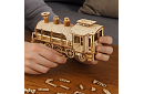 3D fa puzzle - Gőzmozdony tenderrel