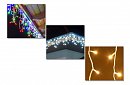 LED karácsonyi ablakfüggöny - eső 2,5 méter
