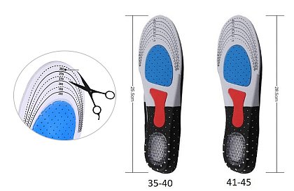 Puha ortopéd cipőbetétek