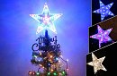 Ragyogó LED csillag a karácsonyfára