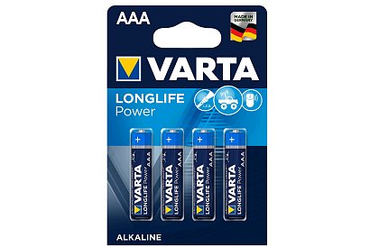 Elemek Varta AAA - Longlife Power - buborékcsomagolás 4db