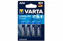 Elemek Varta AAA - Longlife Power - buborékcsomagolás 4db