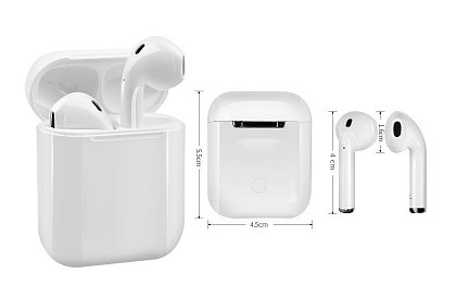 Vezeték nélküli fejhallgató I12-TWS töltődobozzal