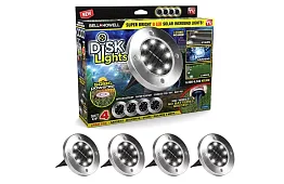 Körkörös napenergia fények Disk Lights