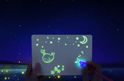 Rajzoló fénytábla A4 - rajzolás fénnyel