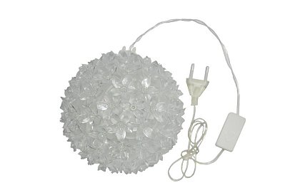 Karácsonyi LED  függő gömb - átmérője 13cm
