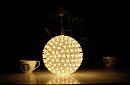 Karácsonyi LED  függő gömb - átmérője 13cm