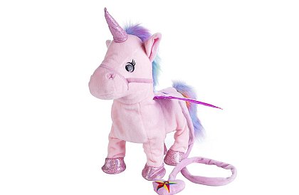 Éneklő és sétáló plüss egyszarvú Unicorn Roxy