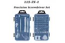 115 bit és szerszámkészlet - okos eszközök javításához