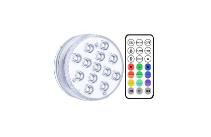 Vízálló LED színű lámpa – úszómedencékhez, pezsgőfürdőkhöz