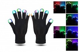 Parti Gloves - LED  tippekkel ellátott kesztyű