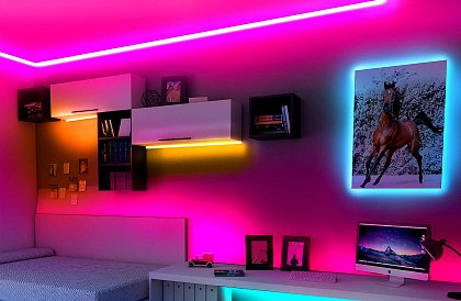 Lumenmax 5050 – 5 Méter - BLUETOOTH RGB LED szalag - Komplett készlet