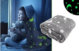 Világító mikró szálas takaró - Soft Dreams - 100x150cm