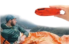 Sürgősségi kültéri kemping termikus hálózsák