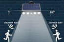 Led napelemes lámpa mozgásérzékelővel - Security Light