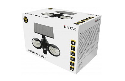 ENTAC - Napelemes világítás 56 LED 10W mozgásérzékelővel