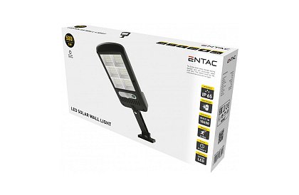 ENTAC - Napelemes lámpa 120 LED 5W mozgásérzékelővel