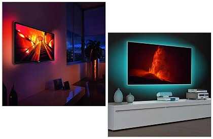 LED RGB szalag - Világítás a TV mögött - 2 méter