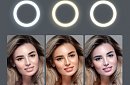 LED körlámpa streameléseknek és youtubereknek - 26 cm