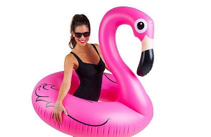 Felfújható úszókerék - Flamingó ⌀ 120 cm