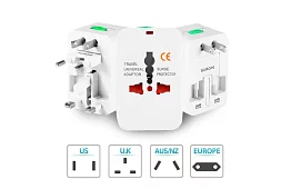 Nemzetközi univerzális adapter az utazók számára