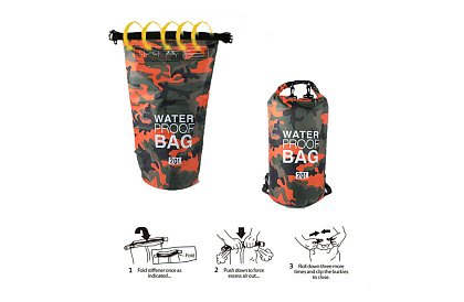 DRY BAG vízálló táska - megvédi a dolgokat a víz előtt