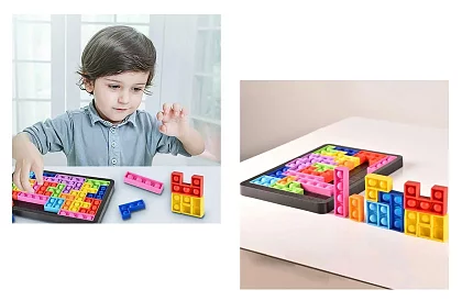 POP IT stresszoldó építőkészlet - TETRIS