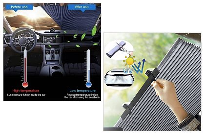 Autó szélvédős napellenző - Car windshield sunshade