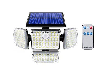 Napelemes világítás 181 LED, 9W mozgásérzékelővel