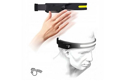 Újratölthető COB LED fejlámpa mozgásérzékelővel - Head Lamp