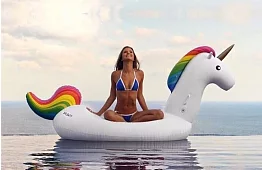 Felfújható nyugágy – óriás Egyszarvú, 2,8 méter