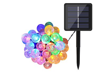 Dekoratív kültéri napelemlánc 40 LED - Lights Balls