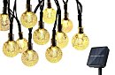 Dekoratív kültéri napelemlánc 40 LED - Lights Balls