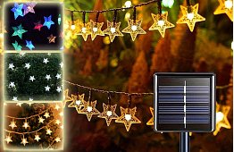 Dekoratív kültéri napelemlánc 40 LED - Lights Star