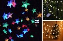 Dekoratív kültéri napelemlánc 40 LED - Lights Star