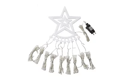 Karácsonyi LED fénylánc - vízesés csillaggal