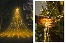 Karácsonyi LED fénylánc - vízesés csillaggal