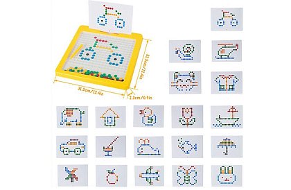 Mágneses rajzasztaltábla - Magnetic Beads Table