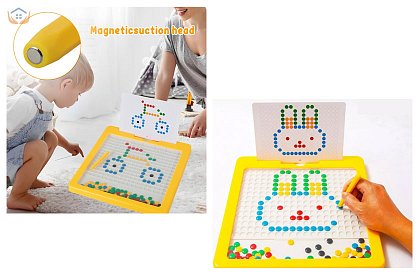Mágneses rajzasztaltábla - Magnetic Beads Table