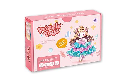 Kreatív készlet színes anyagokból való készítésre - Puzzle Toys