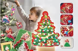 Kreatív készlet karácsonyi díszek készítéséhez - Christmas Toys