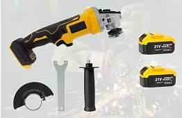 AKU T-66 sarokcsiszoló – 2 elem és tok tartozékokkal