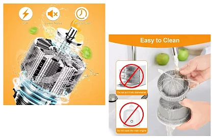 Vezeték nélküli citrusprés – 400 ml