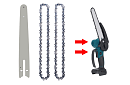 Vezetőlemez + 2x lánc akkumulátoros fűrészre - 6 hüvelyk